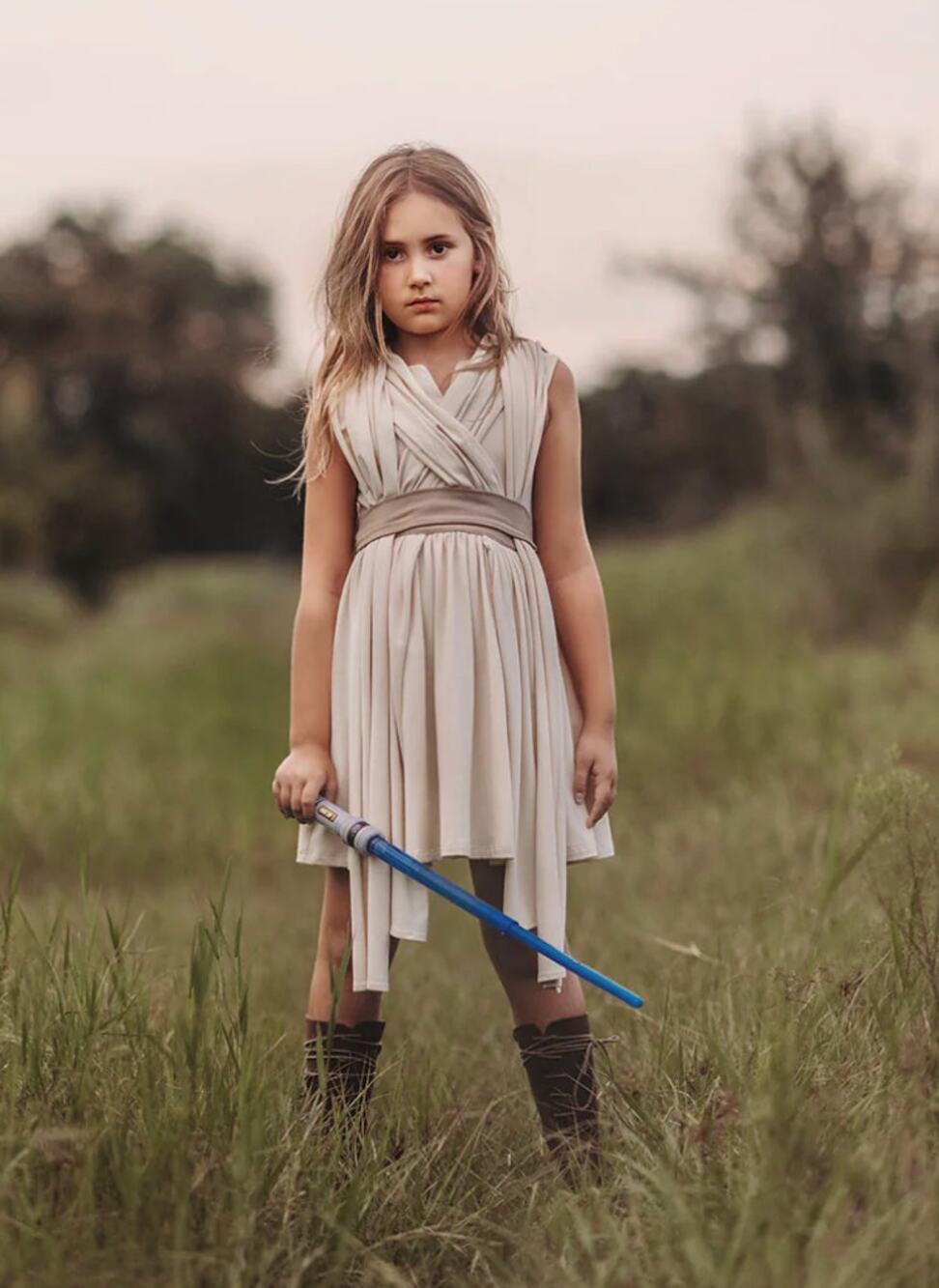 Only Little Once Star Wars Rey Galactic Hero Dress Halloween Costume Girl Size 6